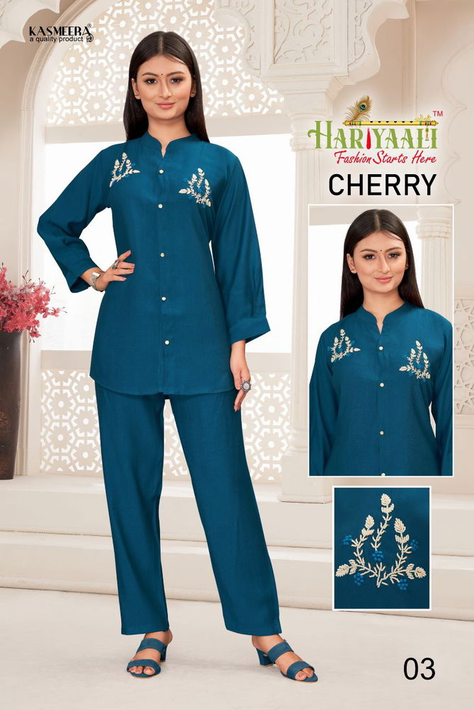 Cherry By Hariyali Ladies Top With Bottom Catalog